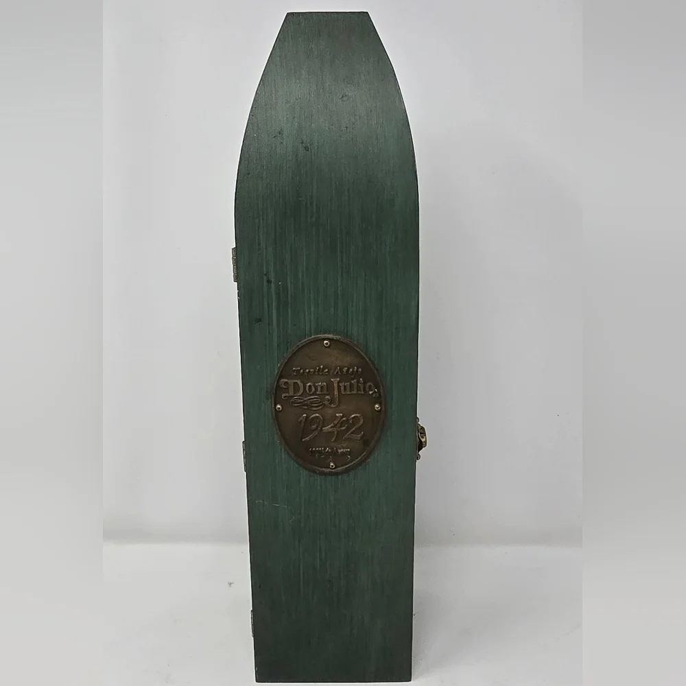 Vintage 1942 Don Julio coffin bottle box (empty box‎ only) man cave barware